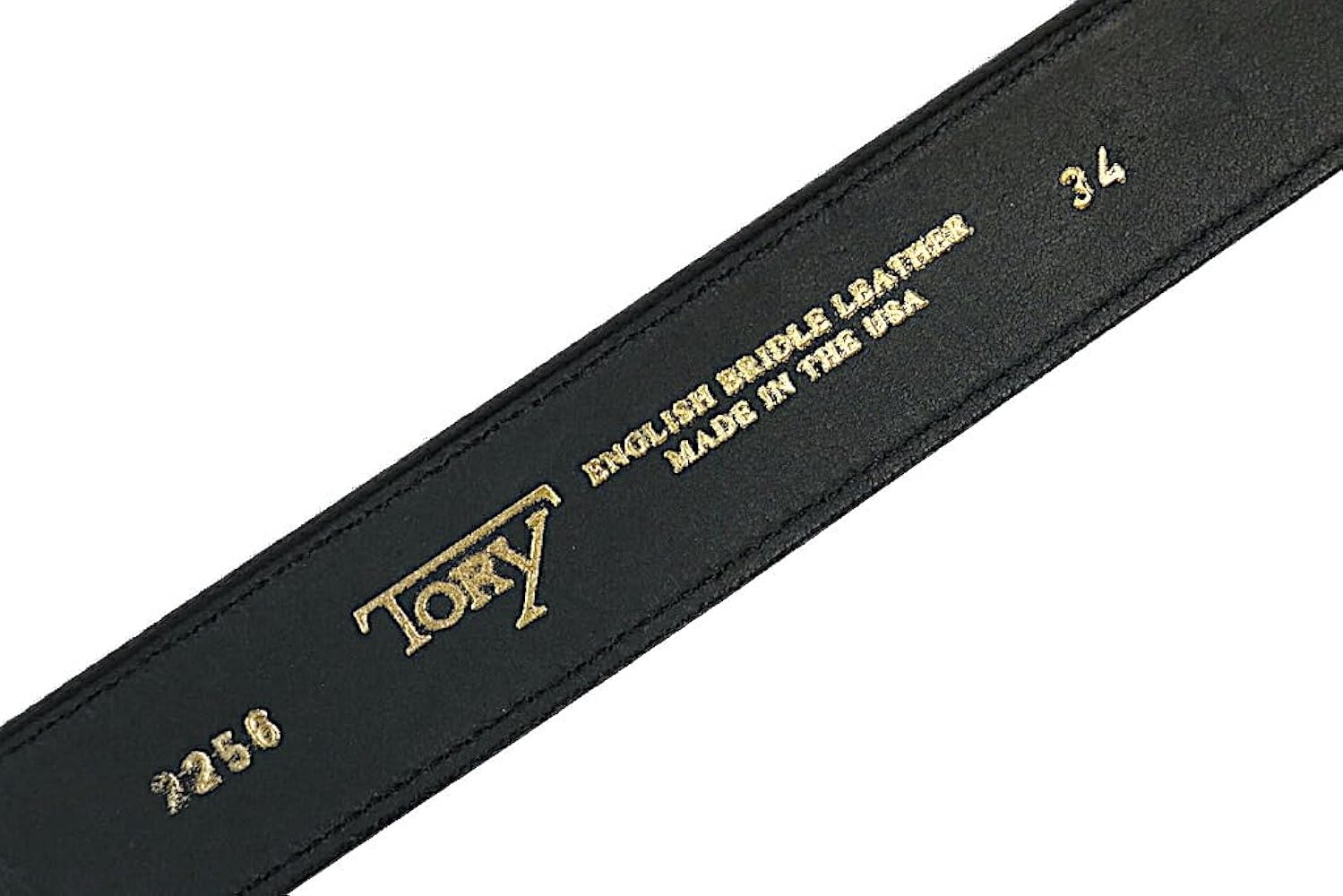 TORY ブラック ブライドルレザー ベルト 34 Amazon | [Tory Leather] (トリーレザー) 2256 1 1/4 インチ